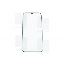 Защитное стекло с сеткой динамика для iPhone 12 Pro Max Черное