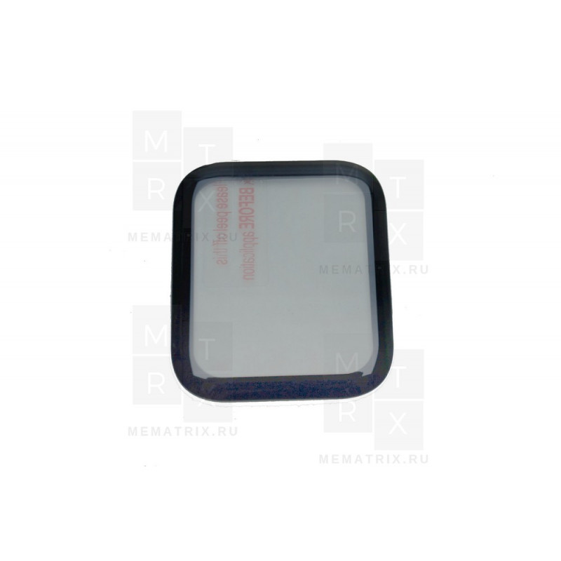 Защитное стекло (Полное покрытие) для Watch 4, 5, 6, SE, SE 2022 (44 мм) Черное