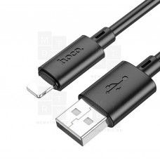 Кабель USB - Lightning (для iPhone) Hoco X88 (2.4А) Черный