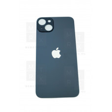 Задняя крышка iPhone 14 Plus midnight (черная) с увеличенным вырезом под камеру