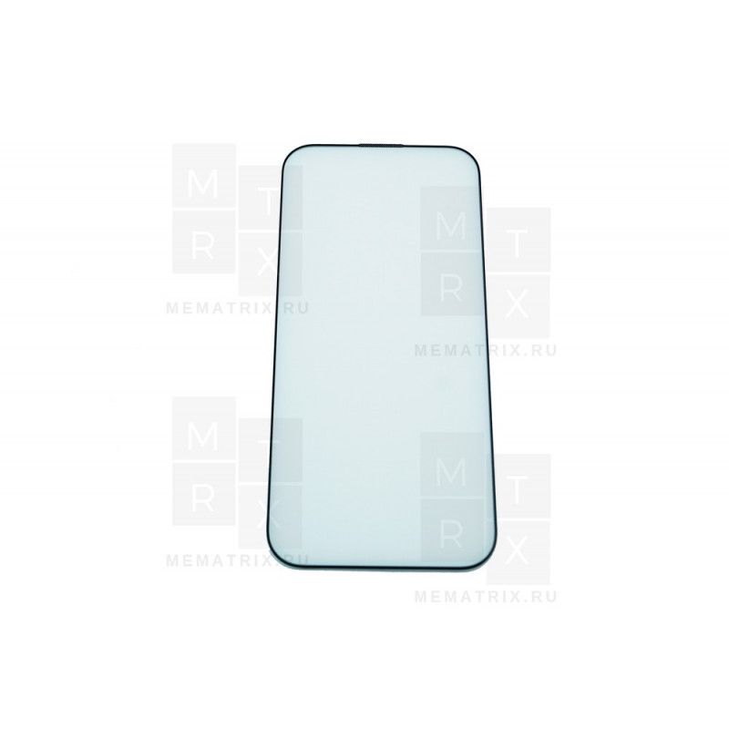 Защитное стекло с сеткой динамика для iPhone 14 Pro Черное