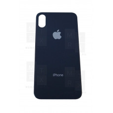 Задняя крышка iPhone X (серый) с увеличенным вырезом под камеру