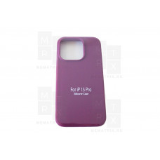 Чехол-накладка Soft Touch для iPhone 15 Pro Бордовый