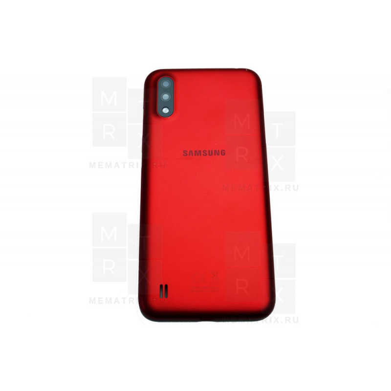 Задняя крышка для Samsung Galaxy A01 (A015F) Красный