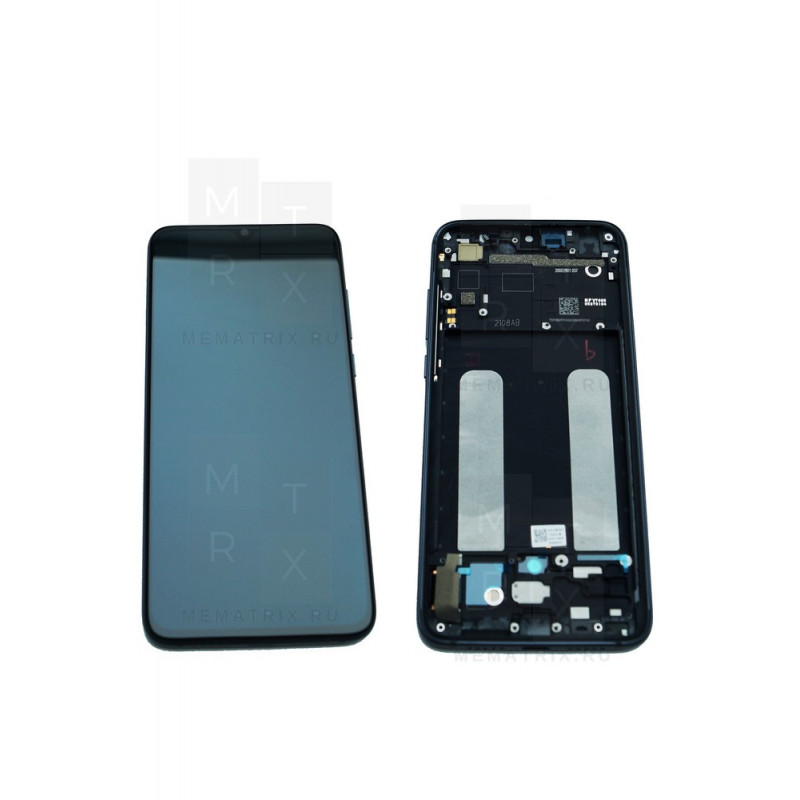 Xiaomi Mi 9 Lite тачскрин + экран модуль черный оригинал в рамке