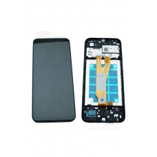 Samsung A03 Core (A032F) тачскрин + экран (модуль) черный OR с рамкой Ref