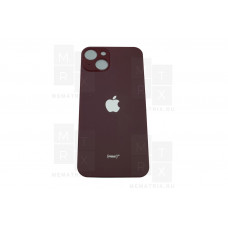 Задняя крышка iPhone 13 red (красная) с широким отверстием