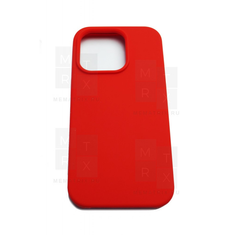 Чехол-накладка Soft Touch для iPhone 14 Pro Красный