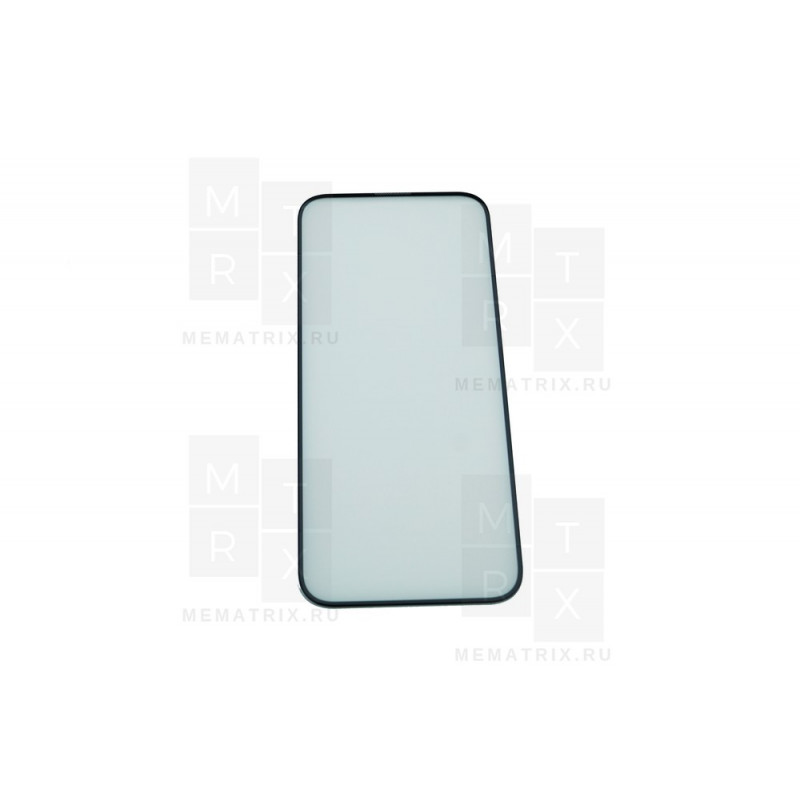 Защитное стекло (Стандарт) для iPhone 15 Plus Черный (Полное покрытие)
