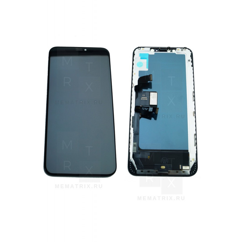 iPhone Xs Max тачскрин + экран (модуль) Черный (Hard OLED) Стандарт
