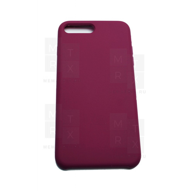 Чехол-накладка Soft Touch для iPhone 7 Plus, 8 Plus Бордовый