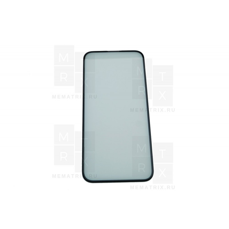 Защитное стекло (Оптима) для iPhone 15 Pro Max Черный (Закалённое, полное покрытие)