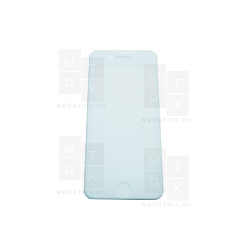 Защитное стекло с сеткой динамика для iPhone 7, 8, SE (2020), SE (2022) Белое