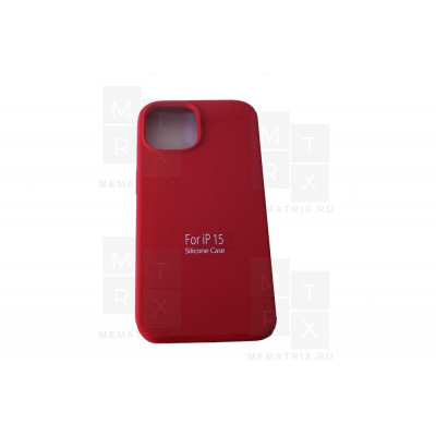 Чехол-накладка Soft Touch для iPhone 15 Красный