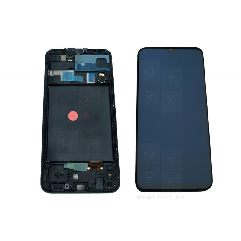 Samsung Galaxy A20 2018 (A205F) тачскрин + экран (модуль) черный OR с рамкой Ref
