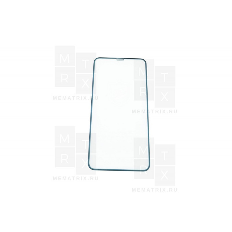 Защитное стекло (Тонкое) для iPhone Xs Max, 11 Pro Max Черное (Полное покрытие 0,25мм)
