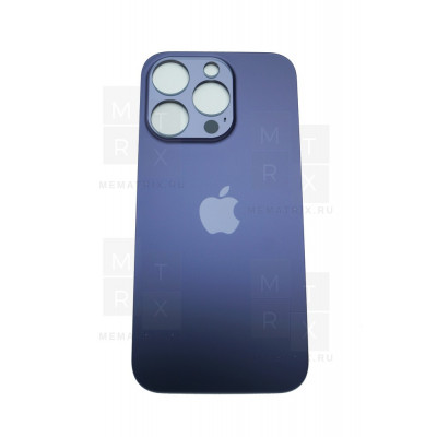 Задняя крышка iPhone 14 Pro dark-purple (фиолетовый) с увеличенным вырезом под камеру OR