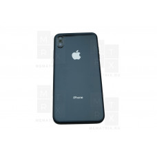 Задняя крышка (корпус) iPhone XS Max space grey (черный) в сборе