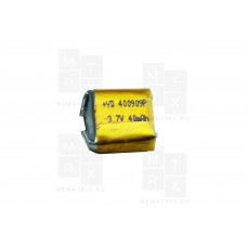 Аккумулятор универсальный 400909p 3,7v Li-Pol 40 mAh (4*9*9 mm) (для TWS наушников)