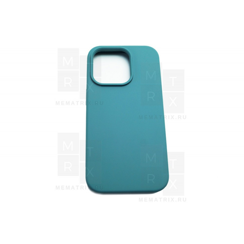 Чехол-накладка Soft Touch для iPhone 14 Pro Морская волна