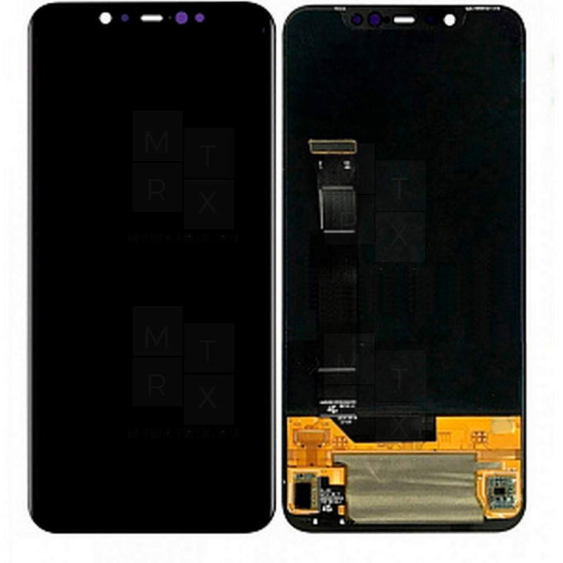 Xiaomi Mi 8 (M1803E1A) тачскрин + экран (модуль) черный OR в рамке