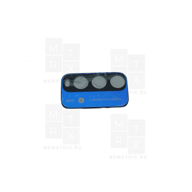 Стекло камеры для Xiaomi Redmi 9T (M2010J19SY) Синий