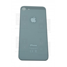 Задняя крышка iPhone 8 silver (белый) с увеличенным вырезом под камеру Премиум AA