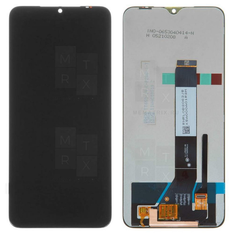 Xiaomi Poco M3, Redmi 9T (M2010J19CI) тачскрин + экран (модуль) черный OR