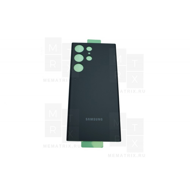 Задняя крышка для Samsung Galaxy S23 Ultra (S918B) Черный Премиум