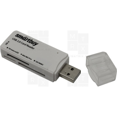 Картридер MicroSD Smartbuy SBR-749 белый