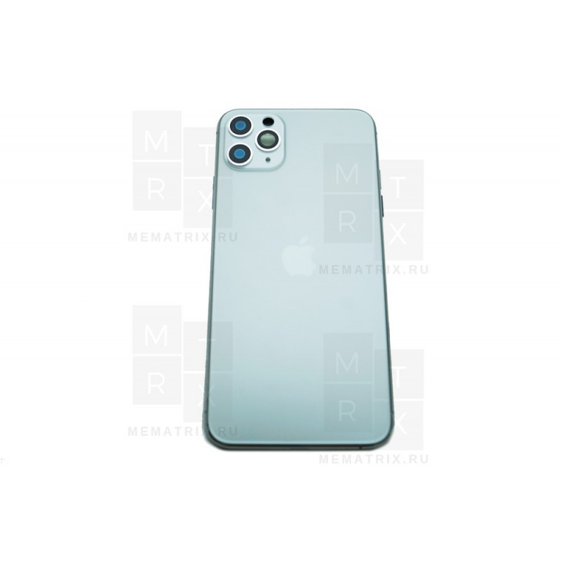 Задняя крышка (корпус) iPhone 11 Pro Max silver (белый) в сборе