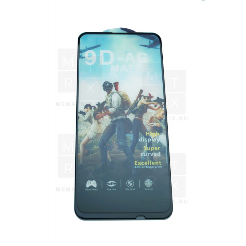 Защитное стекло (Матовое) для Huawei P Smart Z, Y9s, Honor 9X, 9X Premium (STK-LX1, STK-L21) Черный