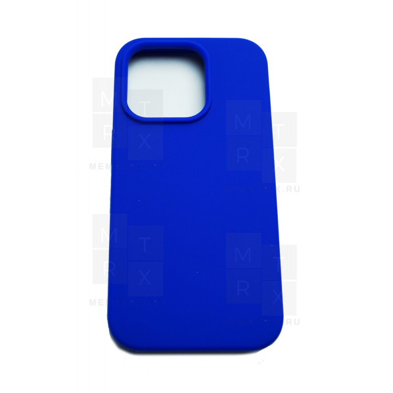 Чехол-накладка Soft Touch для iPhone 14 Pro Синий