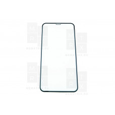 Защитное стекло (Матовое) для iPhone Xr, 11 Черное (Закалённое, полное покрытие)