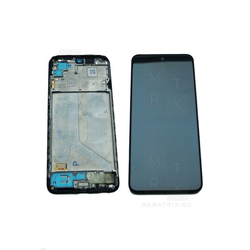 Xiaomi Redmi Note 10, 10S, Poco M5s тачскрин + экран (модуль) черный OR с рамкой