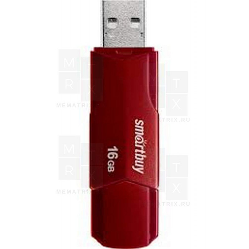 USB-флеш 16GB Smartbuy Clue Бордовый