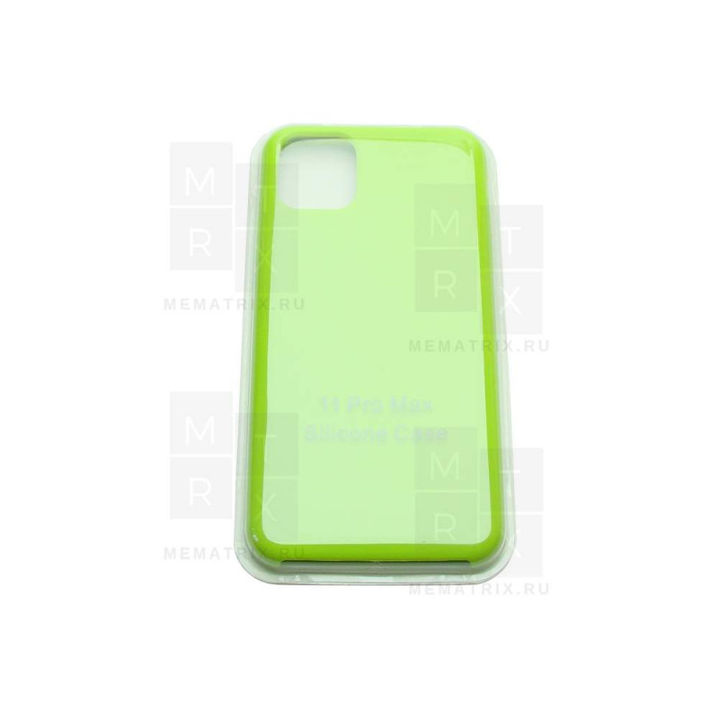Чехол-накладка Soft Touch для iPhone 11 Pro Max Зеленый
