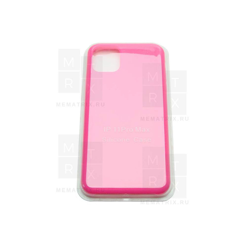 Чехол-накладка Soft Touch для iPhone 11 Pro Max Розовый