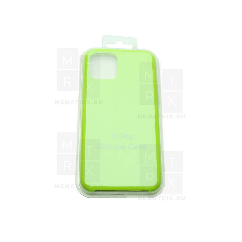 Чехол-накладка Soft Touch для iPhone 11 Pro Зеленый