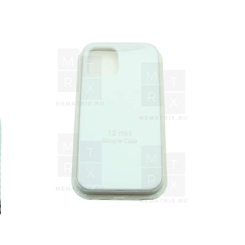 Чехол-накладка Soft Touch для iPhone 12 mini Белый