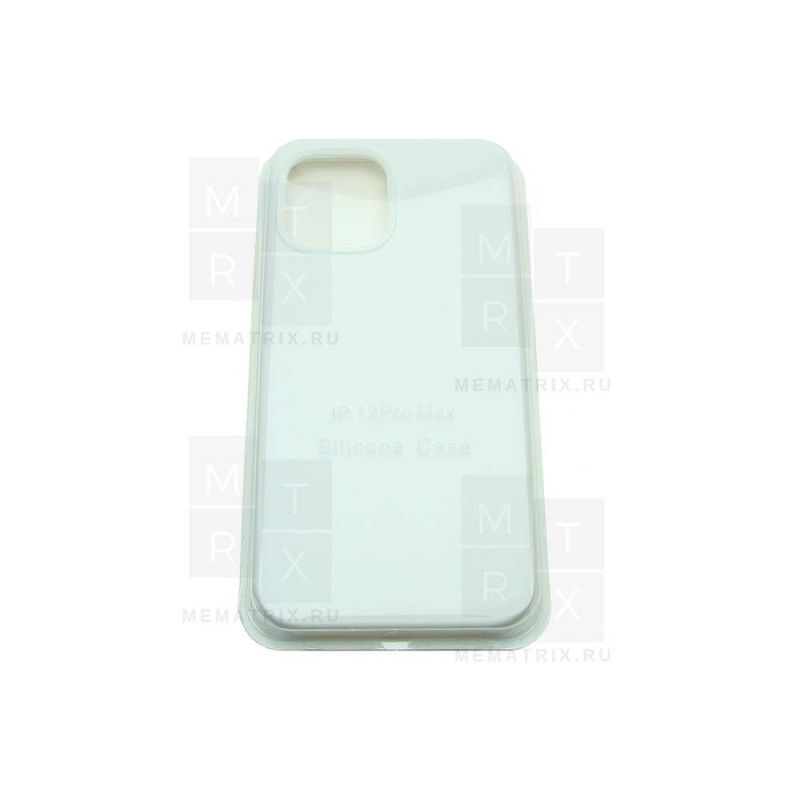 Чехол-накладка Soft Touch для iPhone 12 Pro Max Белый