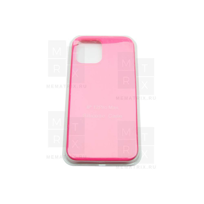 Чехол-накладка Soft Touch для iPhone 12 Pro Max Розовый