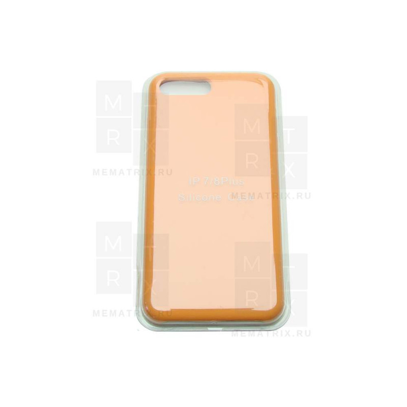 Чехол-накладка Soft Touch для iPhone 7 Plus, 8 Plus Оранжевый