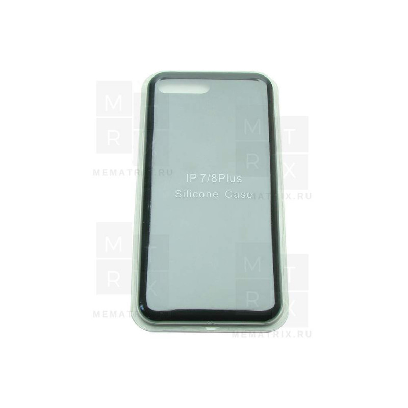 Чехол-накладка Soft Touch для iPhone 7 Plus, 8 Plus Черный