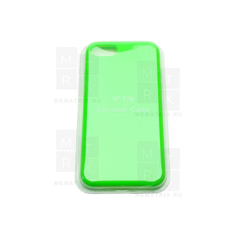 Чехол-накладка Soft Touch для iPhone 7, 8, SE (2020), SE (2022) Салатовый