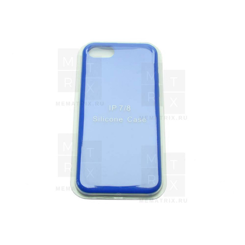Чехол-накладка Soft Touch для iPhone 7, 8, SE (2020), SE (2022) Синий