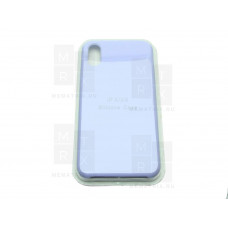 Чехол силиконовый для iPhone X, Xs Фиолетовый