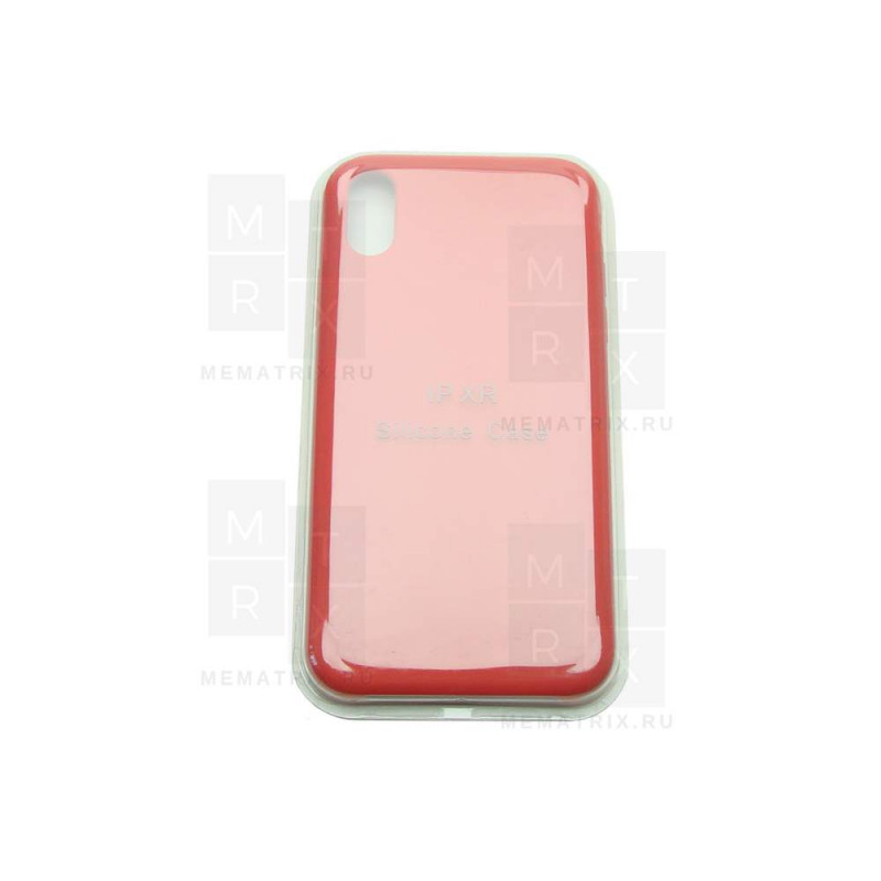 Чехол-накладка Soft Touch для iPhone Xr Красный