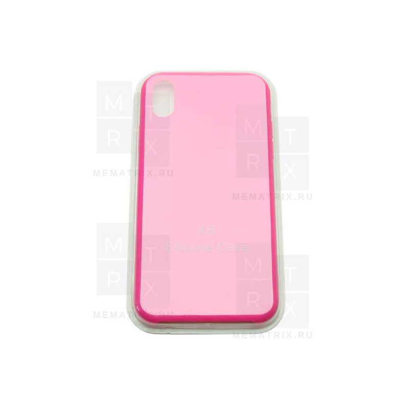 Чехол-накладка Soft Touch для iPhone Xr Розовый
