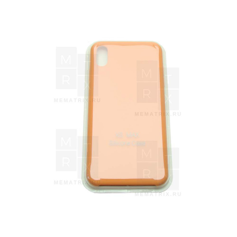 Чехол-накладка Soft Touch для iPhone Xs Max Оранжевый